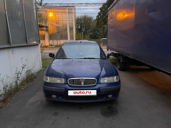 1999 Rover 400 II (HH-R), синий, 130000 рублей