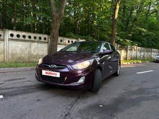 2012 Hyundai Solaris I, фиолетовый, 750000 рублей, вид 1