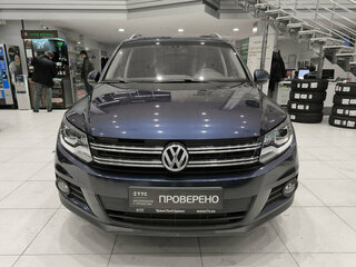 2016 Volkswagen Tiguan I Рестайлинг, синий, 1749000 рублей, вид 2
