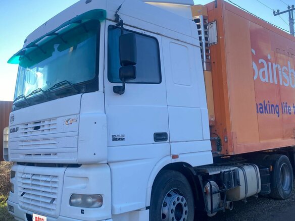 2003 DAF XF 95, белый, 3800000 рублей