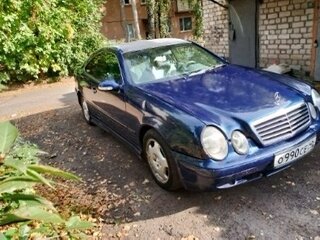 1999 Mercedes-Benz CLK-Класс 200 I (W208) Рестайлинг, синий, 300000 рублей, вид 5