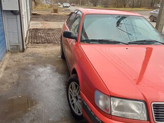 1993 Audi 100 IV (C4), красный, 280000 рублей, вид 2