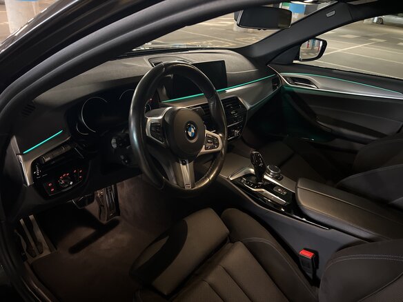 2018 BMW 5 серии 530i xDrive VII (G30/G31/G38), серый - вид 4