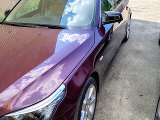2009 BMW 5 серии 525xi V (E60/E61) Рестайлинг, пурпурный, 1379000 рублей, вид 3