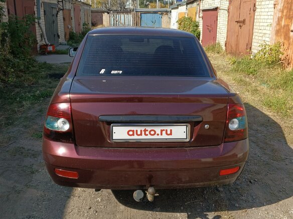 2011 Lada (ВАЗ) Priora I, пурпурный, 307000 рублей - вид 1