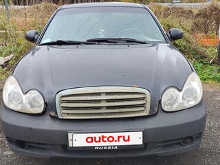 2007 Hyundai Sonata ТагАЗ IV (EF) Рестайлинг, чёрный, 350000 рублей, вид 2