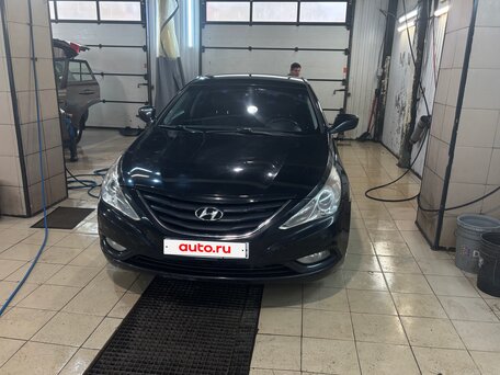 2012 Hyundai Sonata VI (YF), чёрный, 950000 рублей, вид 2