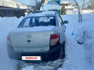 2014 Lada (ВАЗ) Granta I, серебристый, 170000 рублей, вид 3