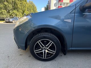 2012 Renault Sandero I, синий, 410000 рублей, вид 4