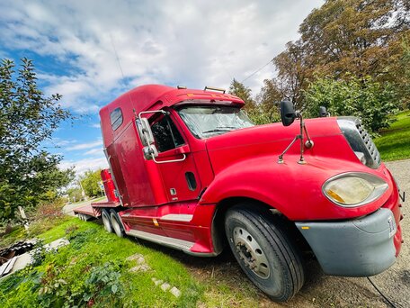 2003 Freightliner Columbia, красный, 1600000 рублей, вид 4