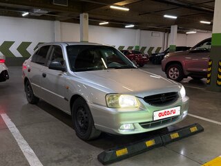2006 Hyundai Accent ТагАЗ II, серебристый, 325000 рублей, вид 3