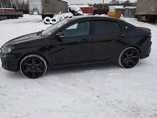 2017 Lada (ВАЗ) Vesta I, чёрный, 830000 рублей, вид 4