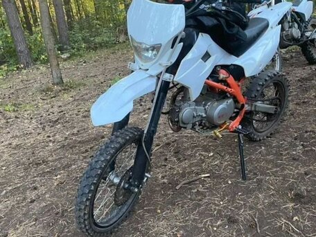2022 Kayo Basic TT125, белый, 70000 рублей, вид 3