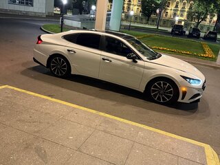 2022 Hyundai Sonata VIII (DN8), белый, 1850000 рублей, вид 3
