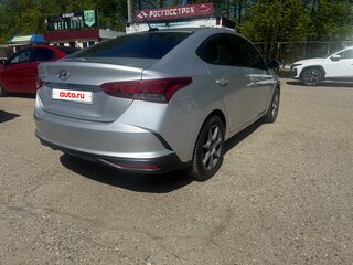 2021 Hyundai Solaris II Рестайлинг, серый, 1399999 рублей, вид 4