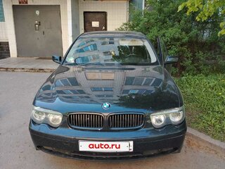 2002 BMW 7 серии 735i IV (E65/E66), чёрный, 1000000 рублей, вид 1