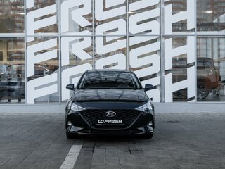 2020 Hyundai Solaris II Рестайлинг, чёрный, 1559000 рублей, вид 3