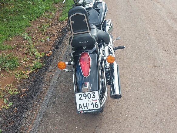 2006 Honda Shadow 750, чёрный, 450000 рублей - вид 11