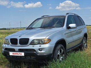 2005 BMW X5 3.0i I (E53) Рестайлинг, серебристый, 1500000 рублей, вид 1