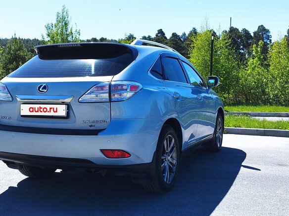 2010 Lexus RX 450h III, голубой, 2500000 рублей - вид 14