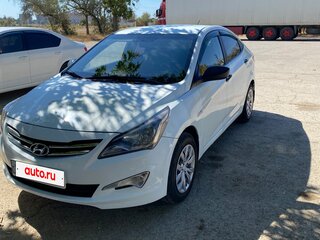 2015 Hyundai Solaris I Рестайлинг, белый, 580000 рублей, вид 1