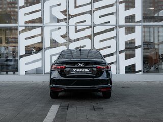 2020 Hyundai Solaris II Рестайлинг, чёрный, 1559000 рублей, вид 4