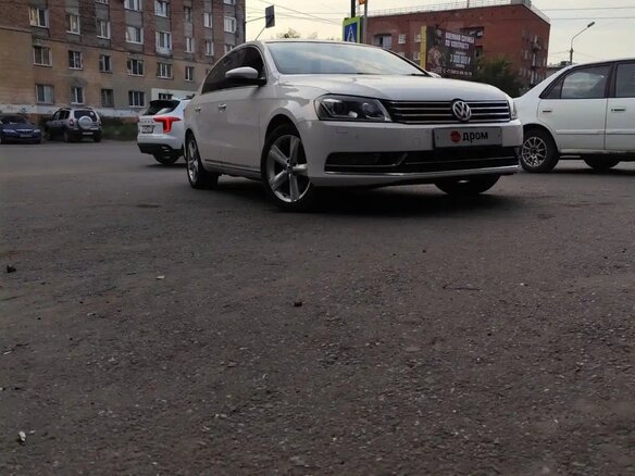 2012 Volkswagen Passat B7, белый, 1250000 рублей - вид 7