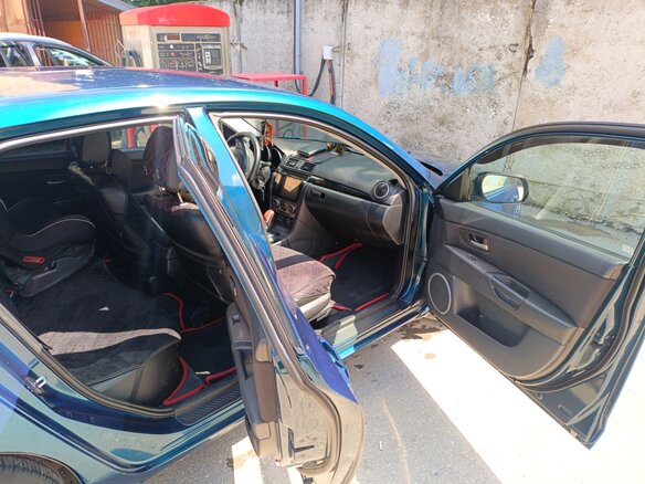 2007 Mazda 3 I (BK) Рестайлинг, синий, 490000 рублей - вид 14