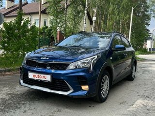 2021 Kia Rio X IV Рестайлинг, синий, 1810000 рублей, вид 3