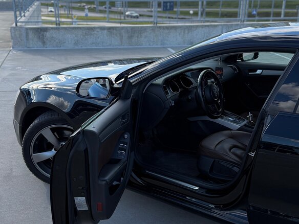 2013 Audi A5 I (8T) Рестайлинг, чёрный, 1250000 рублей - вид 9