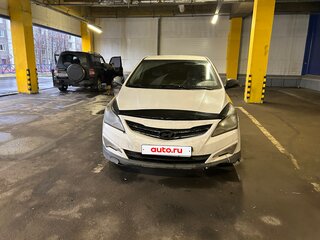 2016 Hyundai Solaris I Рестайлинг, белый, 400000 рублей, вид 2