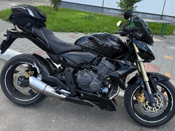 2007 Honda CB 600F Hornet, чёрный, 550000 рублей - вид 16