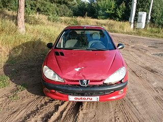 2007 Peugeot 206, красный, 110000 рублей, вид 1