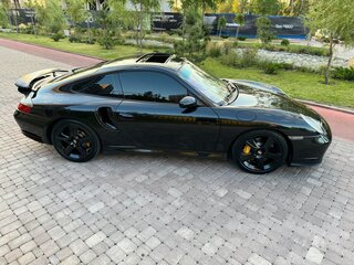 2004 Porsche 911 Turbo V (996) Рестайлинг, чёрный, 8000000 рублей, вид 4