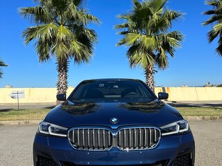 2020 BMW 5 серии 530i VII (G30/G31/G38) Рестайлинг, синий, 5700000 рублей, вид 3