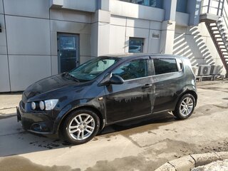 2012 Chevrolet Aveo II, чёрный, 530000 рублей, вид 5