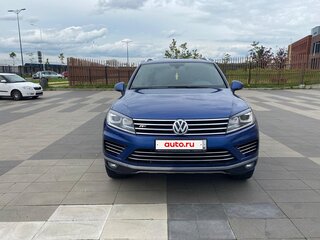 2016 Volkswagen Touareg II Рестайлинг, синий, 3370000 рублей, вид 5
