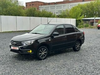 2020 Lada (ВАЗ) Granta I Рестайлинг, чёрный, 740000 рублей, вид 1