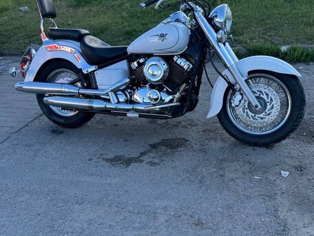 2008 Yamaha XVS650 Drag Star, белый, 550000 рублей, вид 2