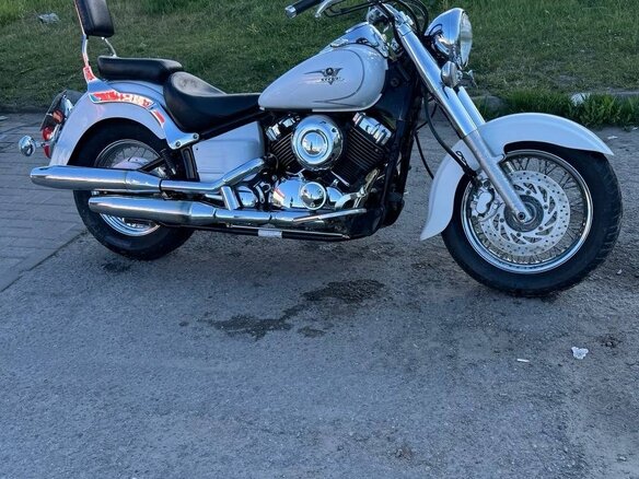 2008 Yamaha XVS650 Drag Star, белый, 550000 рублей - вид 1