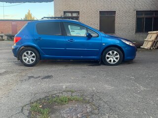 2007 Peugeot 307 I Рестайлинг, синий, 340000 рублей, вид 5