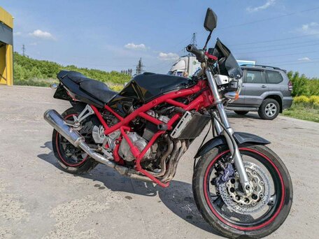 1992 Suzuki Bandit GSF 400, красный, 210000 рублей, вид 3