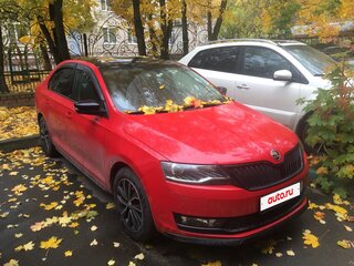 2018 Skoda Rapid I Рестайлинг, красный, 1519000 рублей, вид 1