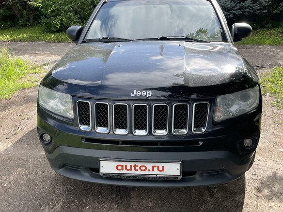 2012 Jeep Compass I Рестайлинг, чёрный, 900000 рублей