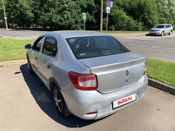 2015 Renault Logan II, серый, 300000 рублей - вид 6