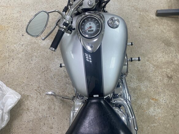 2002 Yamaha XVS1100, серый, 480000 рублей - вид 3