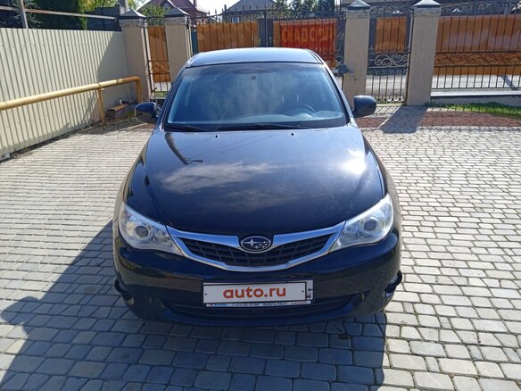 2008 Subaru Impreza III, чёрный, 580000 рублей - вид 1
