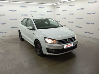 2019 Volkswagen Polo V Рестайлинг, белый, 1094000 рублей, вид 2