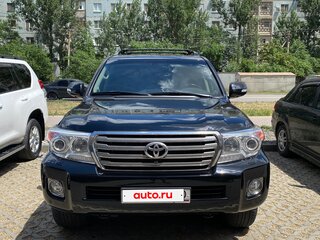 2014 Toyota Land Cruiser 200 Series Рестайлинг 1, чёрный, 5000000 рублей, вид 2