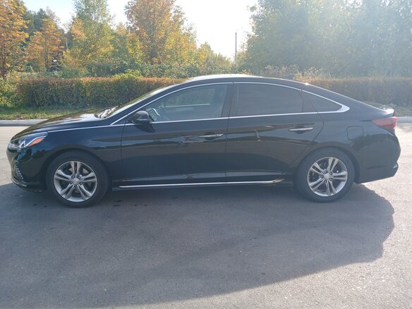 2018 Hyundai Sonata VII (LF) Рестайлинг, чёрный, 1880000 рублей - вид 3